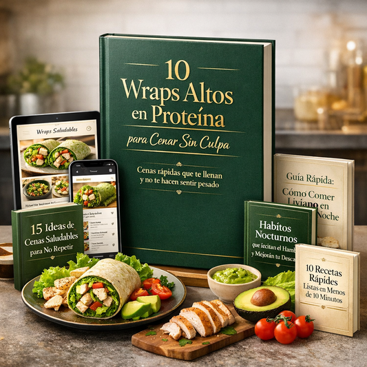 Wraps Proteicos de Noche: Cenas rapidas y livianas.
